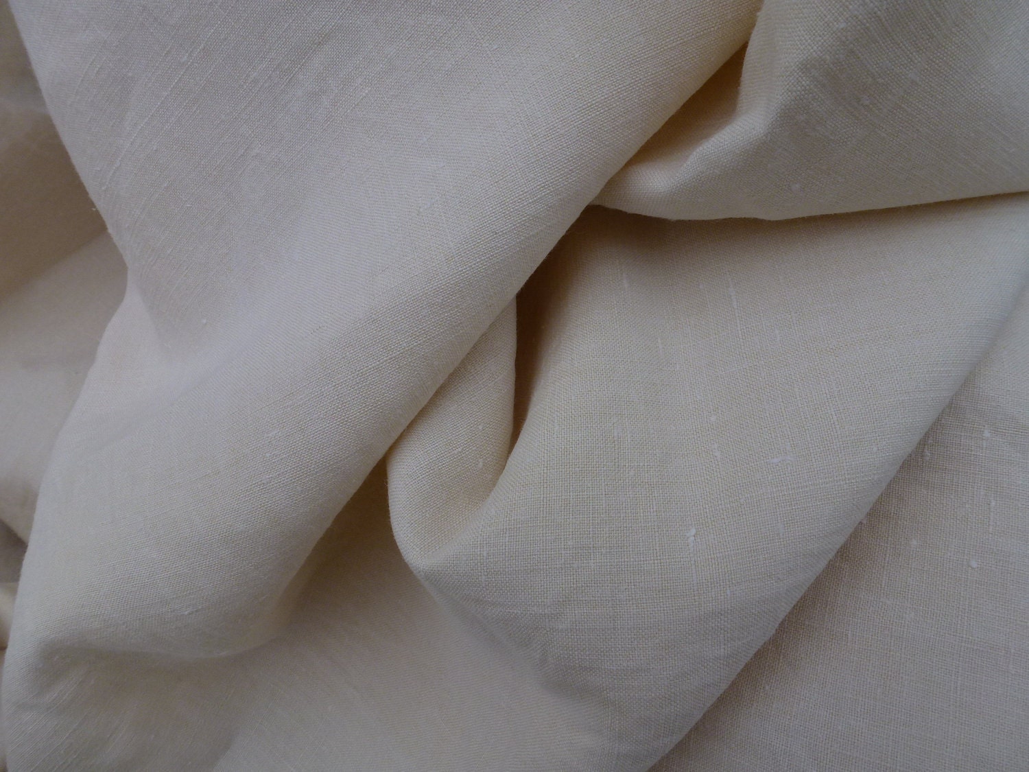 Pair of beautiful unused pure linen hand stitched sheets, French