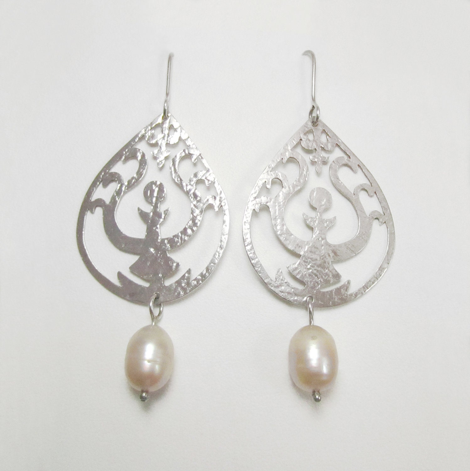 Sterling silver "Castle in the Sky" earrings