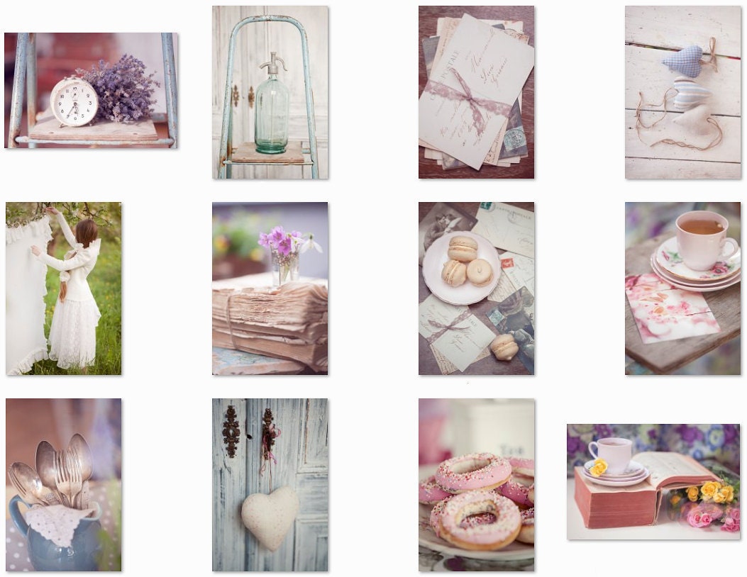 Dreamy postcard set - 12 postcards