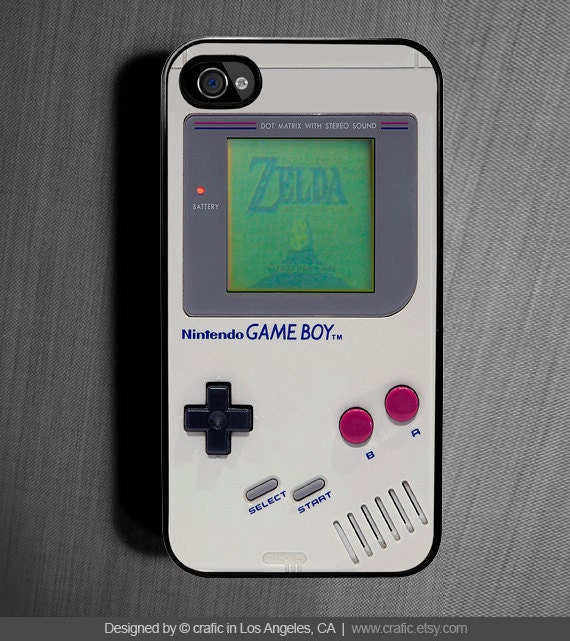 iPhone 4 case iPhone 4s case - Classic Gameboy iPhone Case