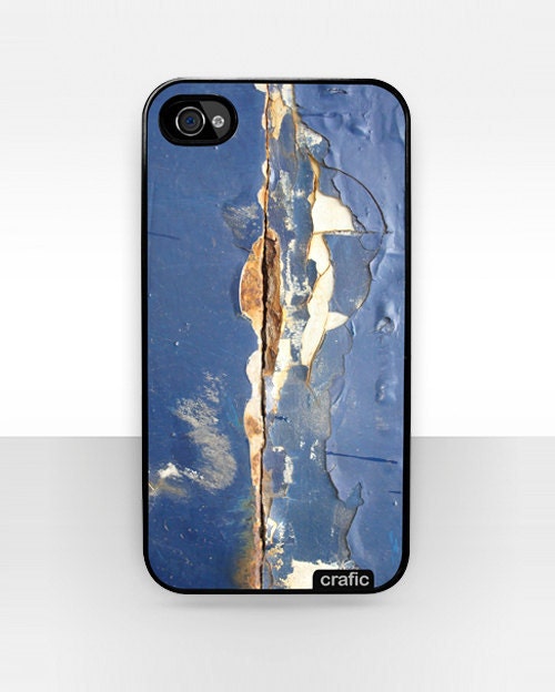 Blue Cracked iPhone 4 Case  - iPhone 4s Case