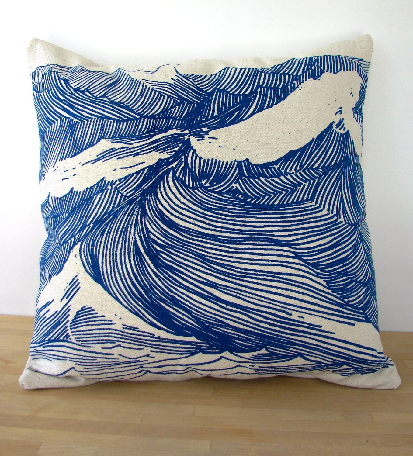 Crashing Waves Throw Pillow