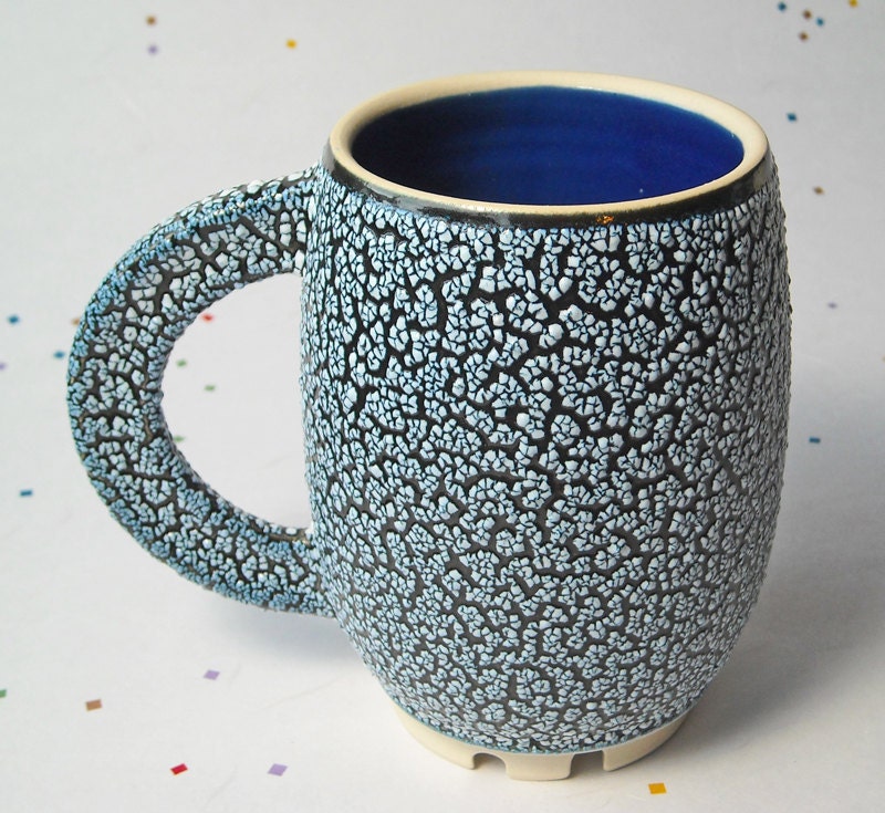 Cup/Mug with textured glaze