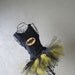 Running Tutu: Batgirl Inspired Custom Racing Tank and Pixie Length (9 inch) Tutu