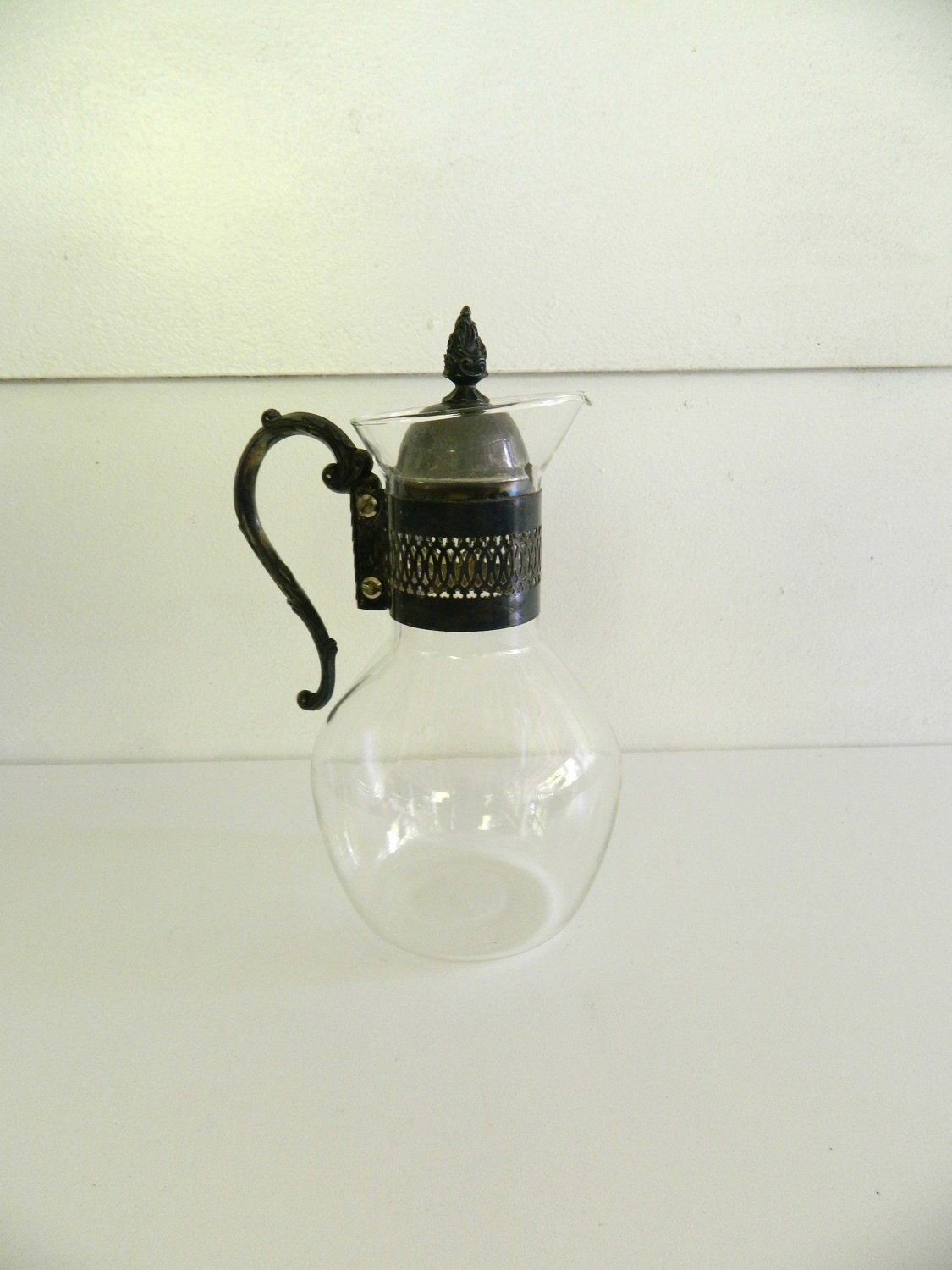 Items similar to Corning Glass Coffee Pot with Lid Carafe Server on Etsy