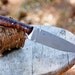 Hand forged kitchen knife