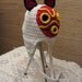 Mononoke Hime Hat, Crochet Baby Hat, Princess Baby Hat, photo prop, Inspired by Princess Mononoke