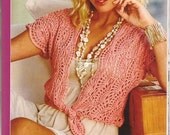Pattern only - a crochet spring/summer/fall blouse cardigan