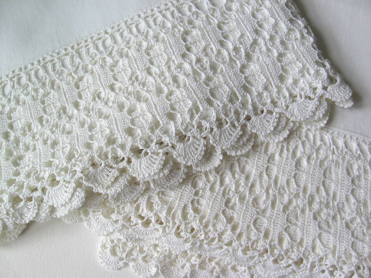 Crochet Edge Pillow Case by impedimentavintage on Etsy