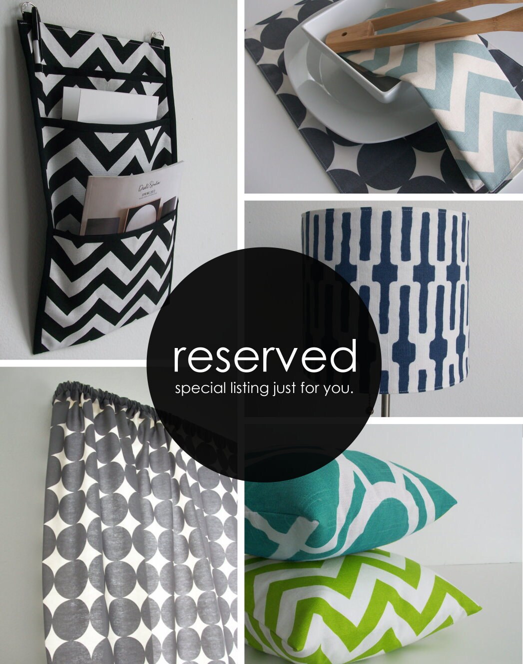 16 x 16 - Set of 4 - Village Chevron and Ikat - REVERSE BACKS