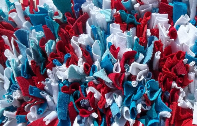 Custom Recycled T-Shirt Shag Rug for jhura