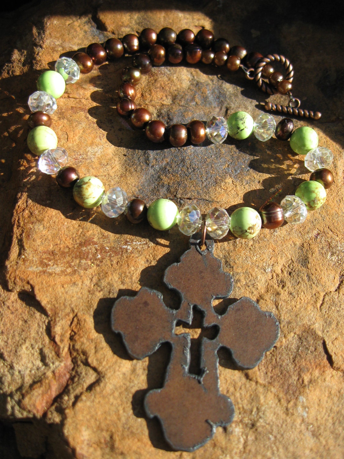 Sorbet - Bronze Pearl Necklace
