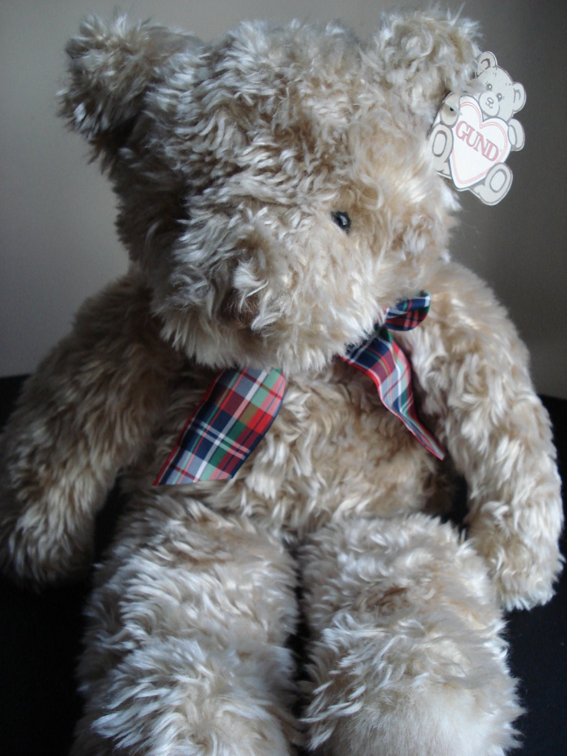 gund grey teddy bear