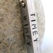 Timey Wimey Doctor Who Inspired Necklace - Hand Stamped Aluminum Bar Pendant