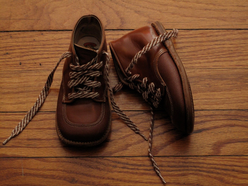vintage children's Buster Brown boots.