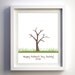 Fathers Day Gift - DIY Child's Handprint Tree - Printable PDF or JPG - Kids Craft Project -