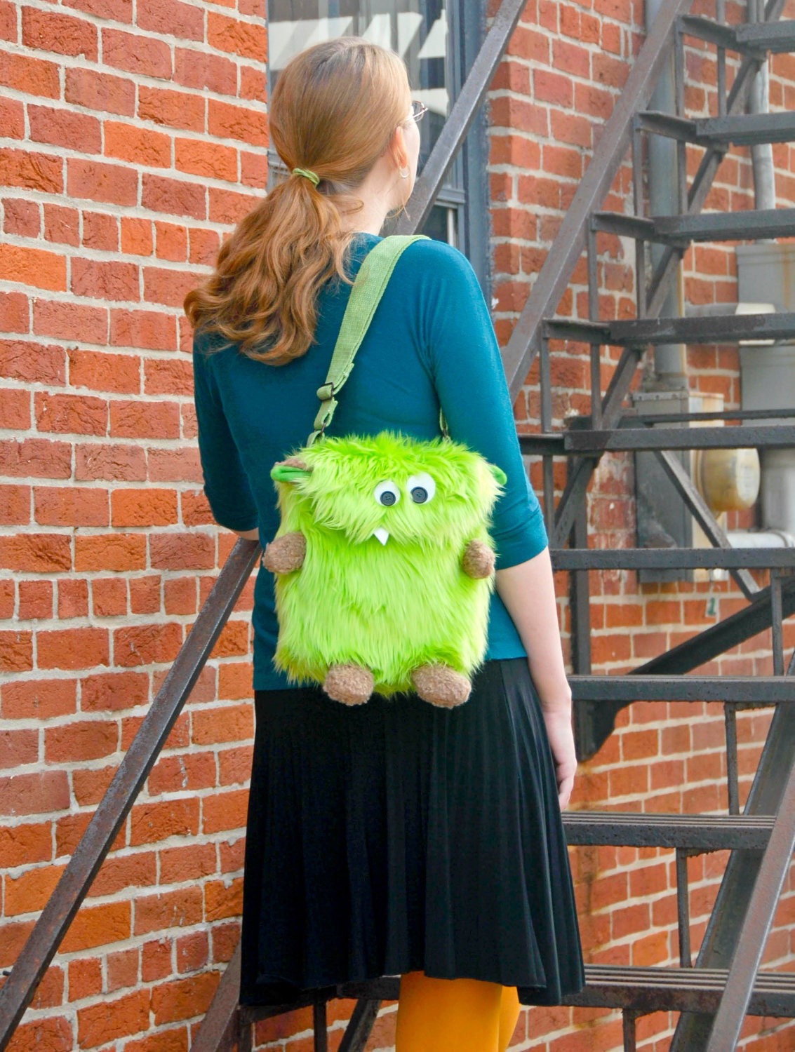 Monster Purse - Teddy Green