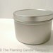 Four 6 oz. Tin Candle Containers