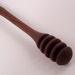 Black walnut honey dipper, aka honey stick, functional or decorative utensil