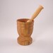 Pear Wood pestle and mortar set, small, beautiful and practical