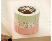 Adhesive Deco fabric tape set of 3 tapes - cozy