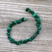 Malachite Chips, Green Gemstone Chip Beads-half strand