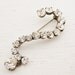 vintage 1950s clear rhinestones brooch. UNE PETITE QUESTION.