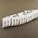 1960s silver white bracelet. TENNIS WHITE.