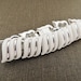 1960s silver white bracelet. TENNIS WHITE.