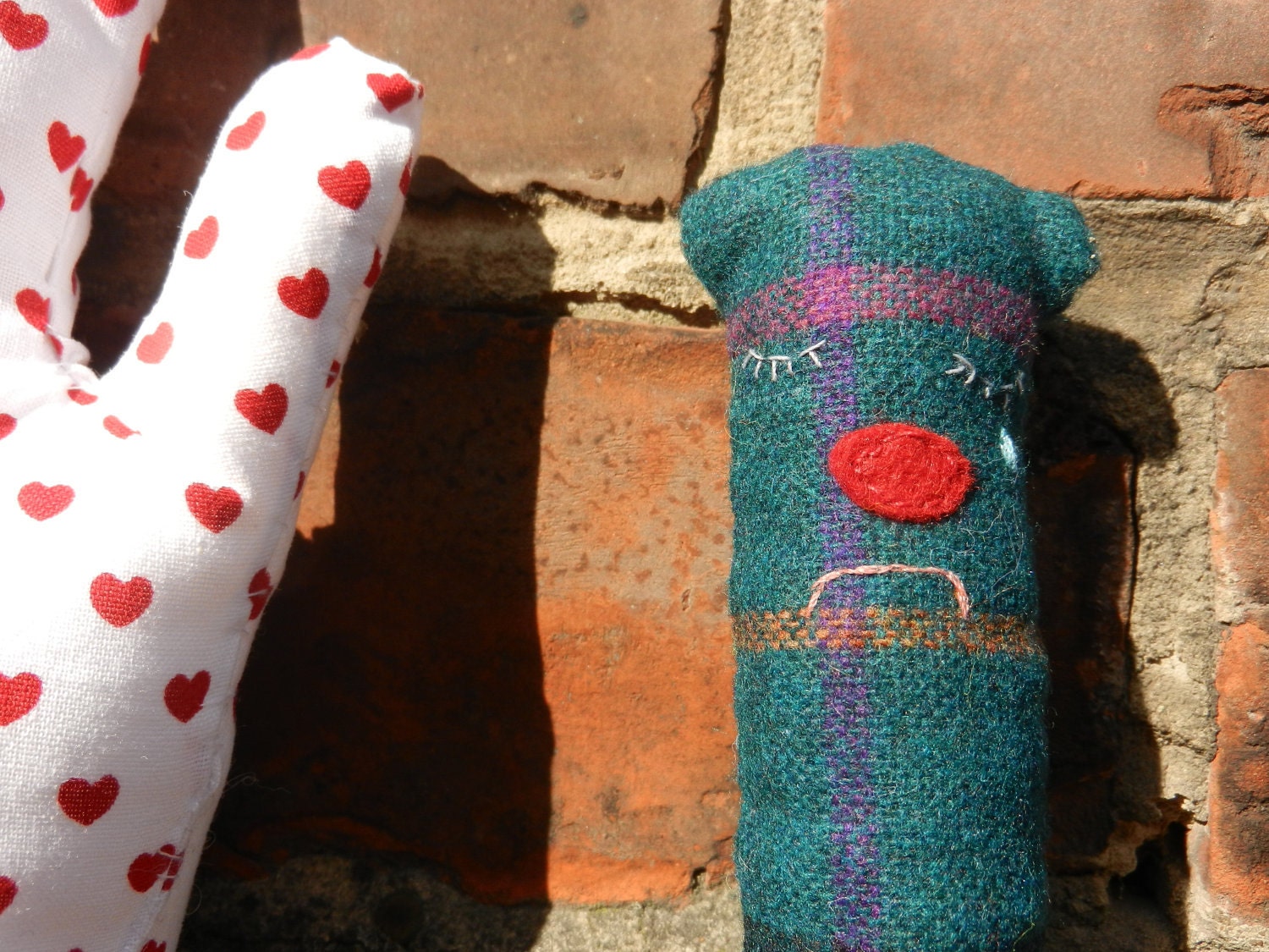 The Feelings Dog rattle (Two faces)