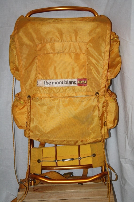 The Mont Blanc Vintage World Famous Backpack External by Lishtron