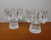 Kosta Sunflower Candle/ Night Light Holders designed by Goran Warff