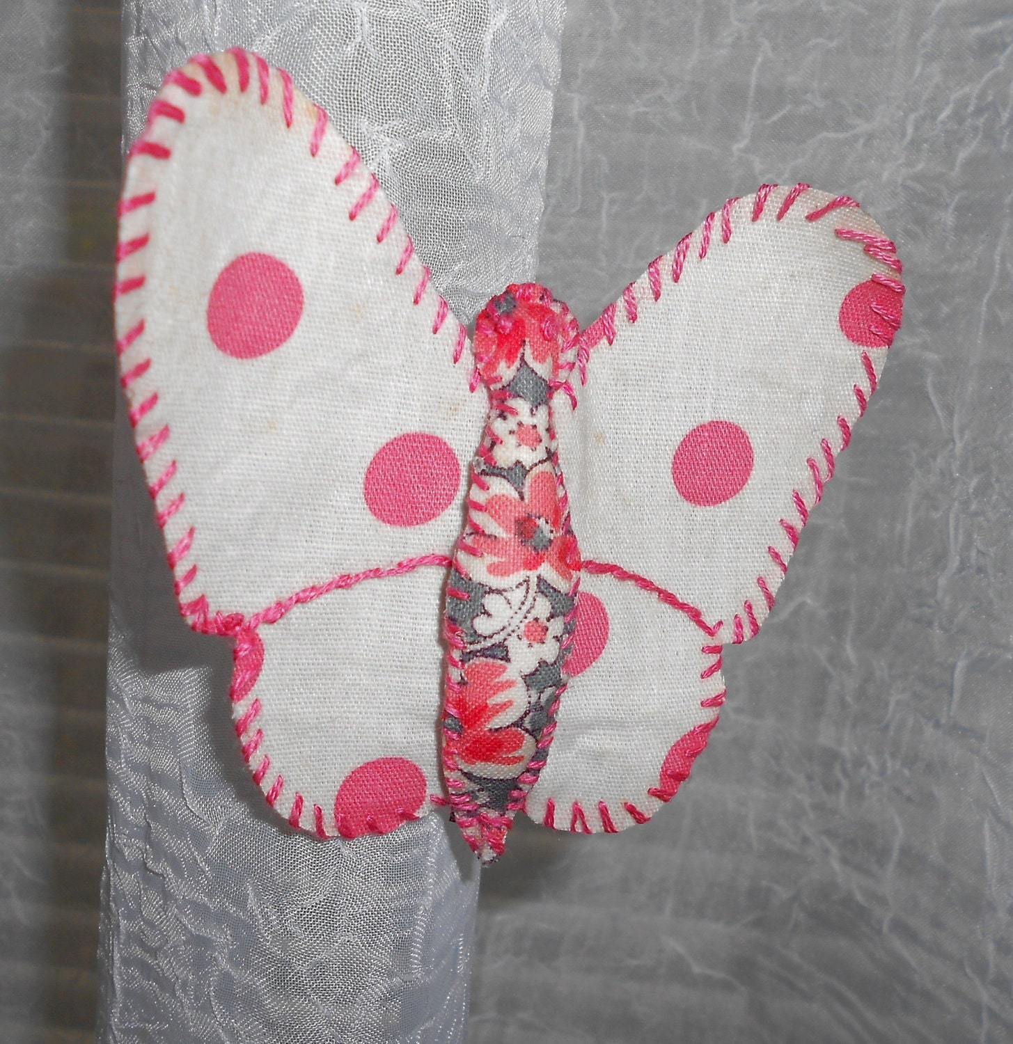 Childs Butterfly Barrette, Hair Clip, Hair Accessory