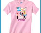 Personalized The Fresh Beat Band Custom Birthday Pink or Blue Shirt in sizes Toddler 2T to Youth XL