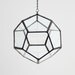Hanging //recycled glass// Terrarium - Small Dodecahedron