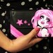 Jem and the Holograms Hand Painted Leather Wallet - by pinkjellyfishy