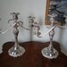 Pair of large 3-light Countess (slvp,Holloware) pattern by  International Silver co. Candelabra  Traditional  Shabby Chic  Cottage Chic