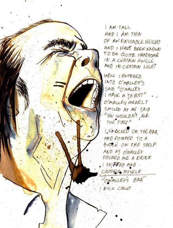 Nick Cave portrait