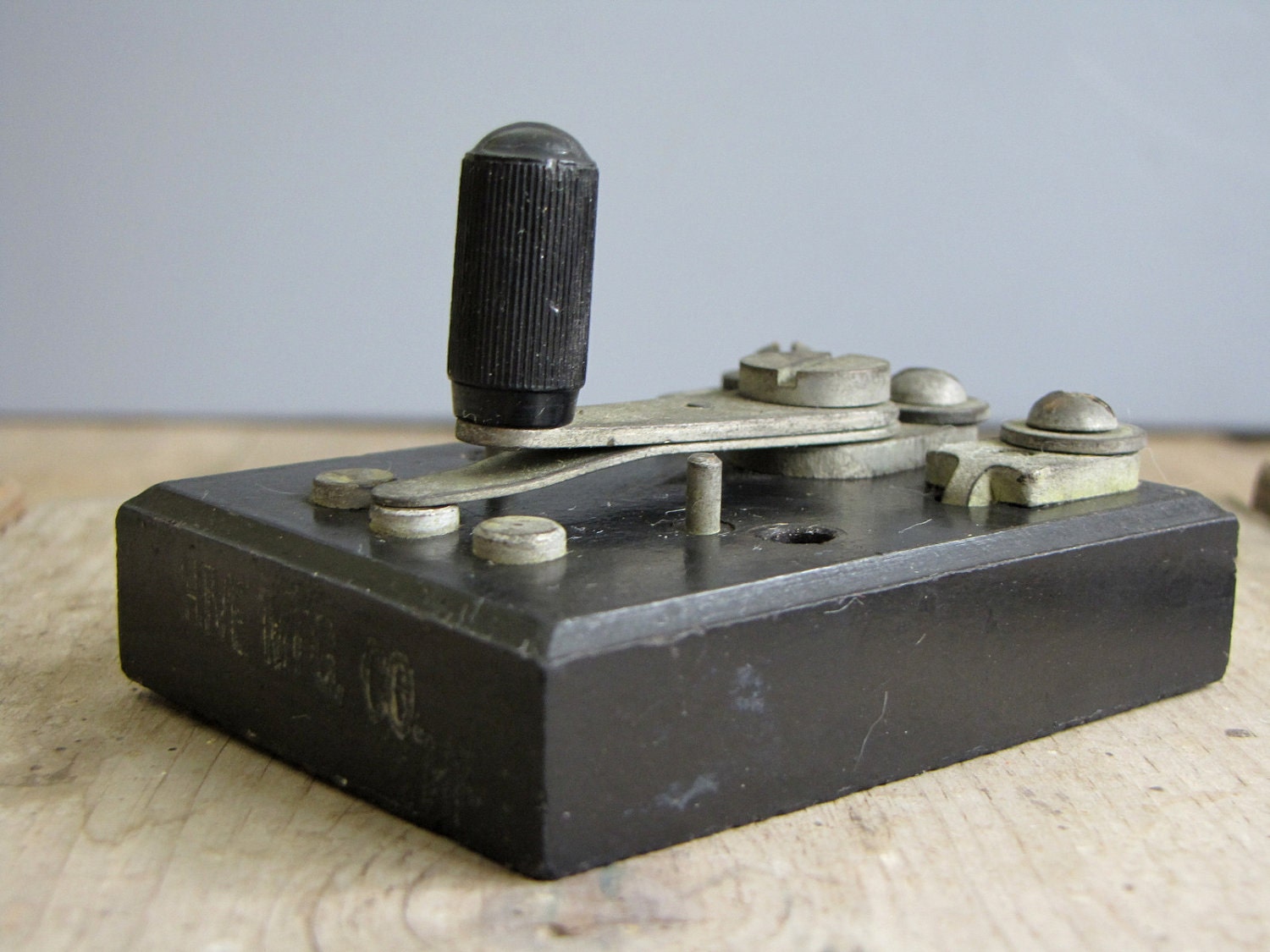 scrap telegraph switch plate