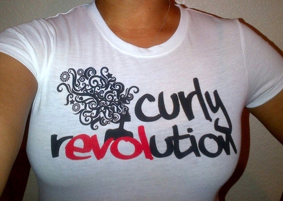 Curly rEVOLution Curlee t-shirt, Crew