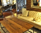 Adams Coffee Table - Reclaimed Barn Wood Coffee Table