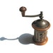 RESERVED for Tyler - Antique Coffee Grinder, Made in Italy - Retro metal wooden - 1930s 30s