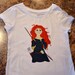 Boutique Disney Brave Princess Merida Inspired Applique Shirt