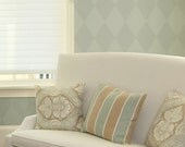 Harlequin, Diamond stencil, Large: Reusable, DIY decor, wall stencil, decorative wall stencils, wall stencils, stencil, wall decor