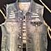 MADE TO ORDER- Destroyed Jean Vest WIth Studding