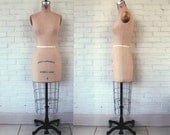 RESERVE for 'lbg1120' Vintage Wolf Dress Form Model 1980, size 8