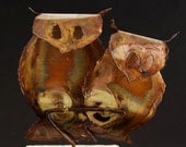 Metal Owl Sculpture, C. Jere Style