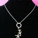 Gold starfish necklace with pearl - starfish necklace