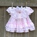 Baby Dress Pink Ruffles And Lace Size 0 to 6 Months