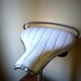 Vintage white bicycle seat saddle springs beach cruiser schwinn